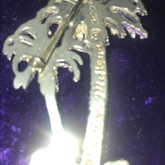 Maurice Milleur Pam  Polished Pewter Tree Pin - Picture 2 of 4